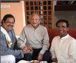 Durjay Bhaumik with Bharatratna Pt. Ravi Shankar and Pt. Ajoy Chakraborty