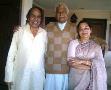 Ashok Shevde with Ramesh Deo and Seema Deo in a pleasant moment.