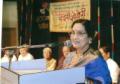 Asha Kale Given Speech In Chanderi Soneri 300 Program