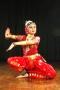Ayana Mukherjee performing Kuchipudi dance.