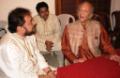 with father Pt.Kushal Das and Late Pt.Ravi Shankar at Delhi, 2010