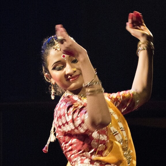 Nitisha Mondal performing at Indian Habitat Center