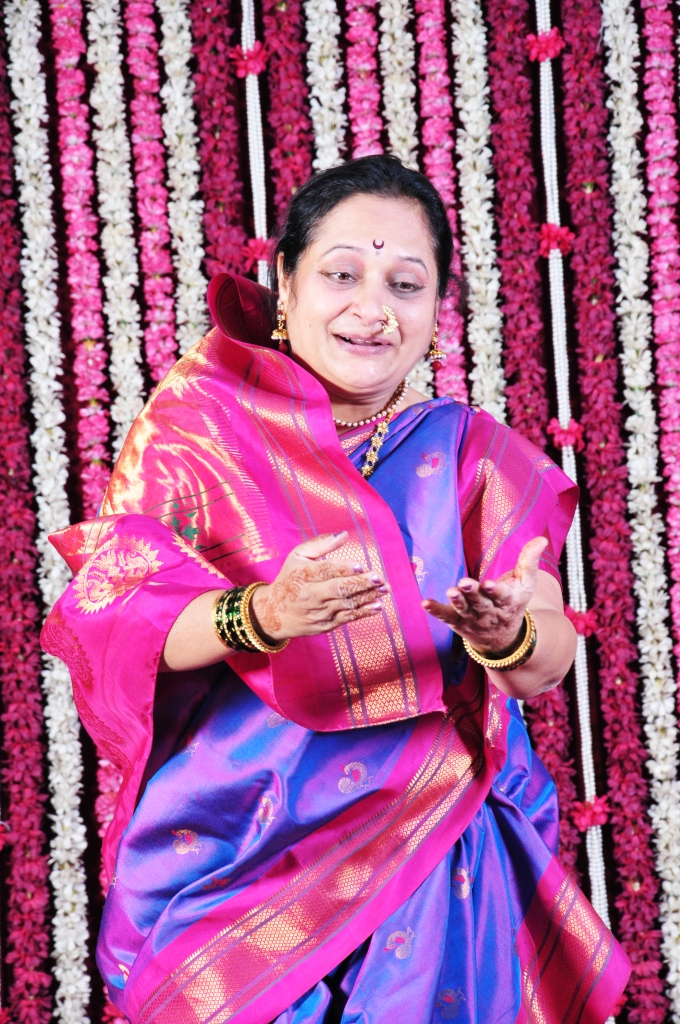 Anjali Karhadkar performing in program