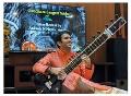 Ankush N Nayak - sitarist - performing in concert