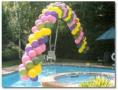 Balloon Gate on the pool-side