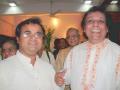 Arkendru Mitra with guru Pt. Swapan Chaudhari