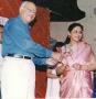 Meera Nayarangaonkar felicitated by Ex. Police Comm. Mr. Reberrio in 2004