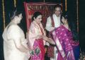 Pt. Deepak Narayangaonkar and Mrs. Meera Narayangaonkar being felicitated
