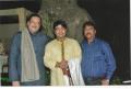 Sandip Ghosh with maestros Pt. Ajoyji and Pt. Rashid Khan