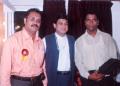 Rajiv Dhuri with Amit Kumar - Son of Kishor Kumar and Jimmy Moses, a popular stand-up comedian
