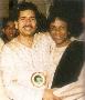 Pt. Rajendra Varman with Padma Shri Ustad Shahid Parvez