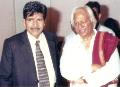 Pt. Rajendra Varman with Sarangi maestro Padmavibhushan Pt. Ram Narayan
