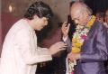 Pt. Rajendra Varman with Shri. Naushadji - famous Music Director