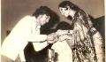 Pt. Rajendra Varman with Smt. Vyjayanthimala (Film Actress)