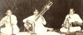 Pt.Rajendra Varman with Ratan Lal Tikku (Santoor) and Krishna Sahgal (Flute)