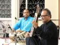 Anutosh Degharia in program (Feb 2013) with Rafat Kahan Niyazi (Sitarist).