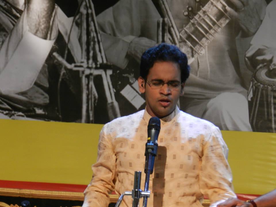 Manas Vishwaroop performing in concert 