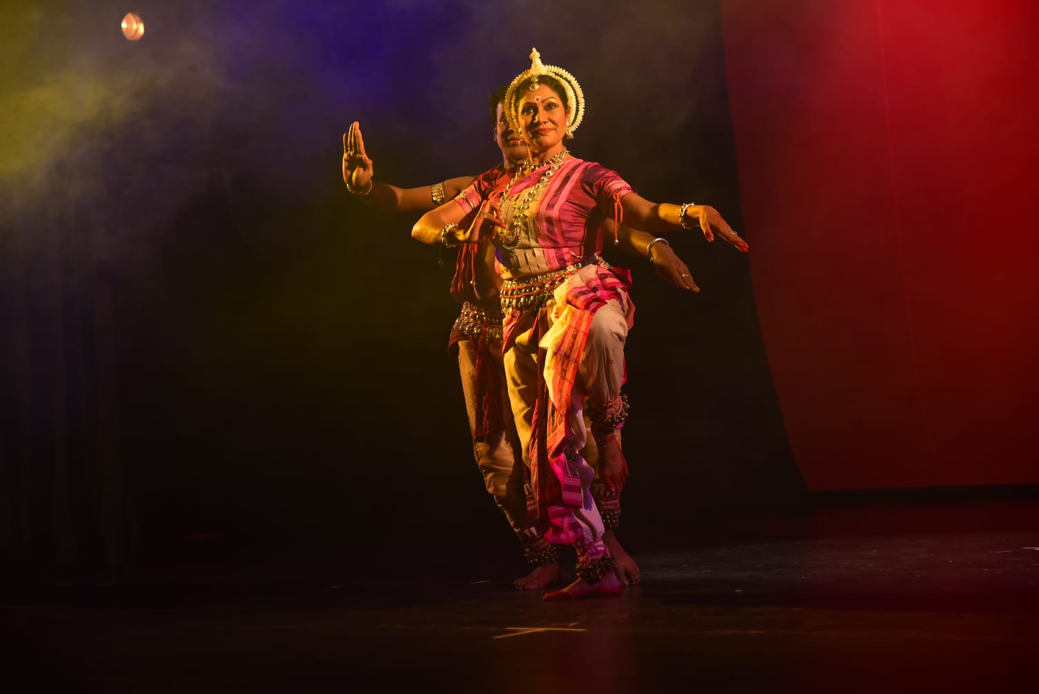 Sindhu Kiran performing in program