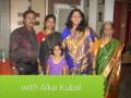 Magician Abhijeet with actress Alka Kubal