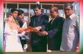 Abhijit Apastambh felicitated by Ex.CM Shri. Ashok Chavhan