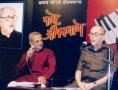 Arun Nulkar with famous poet Mangesh Padgaonkar