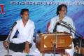 Kaustubh Bhide performing with famous singer Pt. Hridaynath Mangeshkar at Borivali
