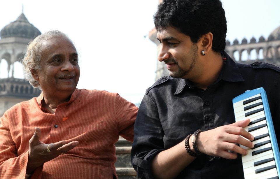 Abhijit Pohankar with his father Pt. Ajay Pohankar