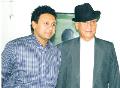 Srikant Narayan with famous music director Late O. P. Nayyar
