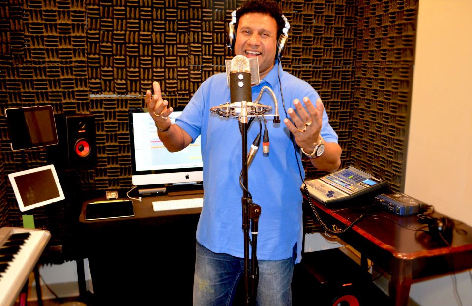 Srikant Narayan - during Recording
