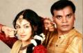 Rajendra Chaturvedi with his disciple film actress Adah Sharma 