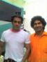 Naviin Gandharv with Bollywood star actor Salman Khan