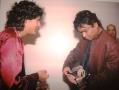 Naviin Gandharv with famous music director A. R. Rehman