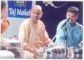 Satyajit Jamsandekar performing with Rajaram Jamsandekar