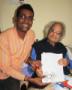 Girish Mahamuni with famous senior music director late Shriniwas Khale Kaka