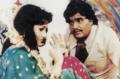 Nishigandha Wad with famous actor Ashok Saraf in film 'Tu Sukhkarta'