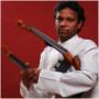 Radhakrishna with his Double Violin