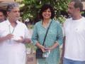 Shakuntala Bharne with famous singer Satyashil Deshpande & famous actor Nana Patekar