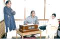 Ashok Shevde with Padma Vibhushan Asha Bhosle and Music Director Late Anil Mohile. 