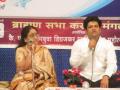 Mandar with senior singer Uttara Kelkar