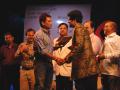Mandar Apte with Sachin Tendulkar