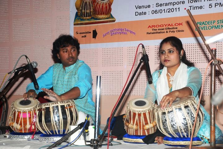 Subhendu Das &  Shruti Das (Tabla Couple)