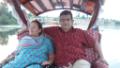 Pradeep Welankar on a holiday with Rajani Welankar