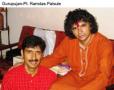 Sanjay with guru Pt. Ramdas Palsule