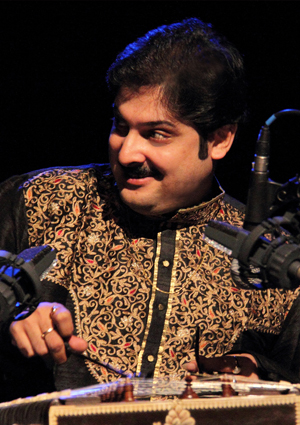 Sandip Chatterjee performing in program