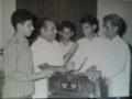 WITH RAFI SAHAB N GREAT FATHER SHRI SAJJAD HUSSAIN AT SONG RECORDING-MR MUSTAFA SAJJAD EXTREME LEFT