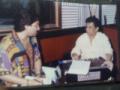 SHRI MUSTAFA SAJJAD GIVING REHERSAL TO KUMAR SANU FOR SONG OF KAB,KYON,KIS LIYE