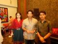 Sagar Sawarkar with greatest batsmen of India - Sachin Tendulkar