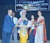 Sudip Kumar Ghosh receiving award at Katak Mahotsava.