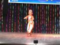 Pranati Goturi Kuchipudi dancer giving solo performance.