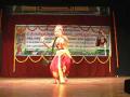 Pranati Goturi performing Kuchipudi dance.